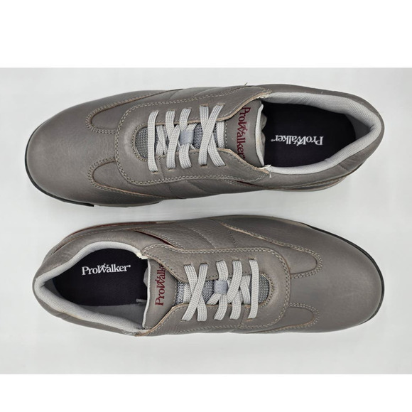 Rockport Prowalker 7200 Plus Sneakers Grey Premium Leather EVA Shoes Men\'s 10M main image 6